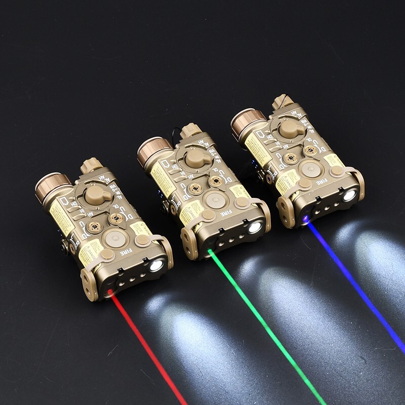 WADSN Tactical Metal NGAL Red Green Dot Laser Sight IR Ray Hunting Weapon Laser