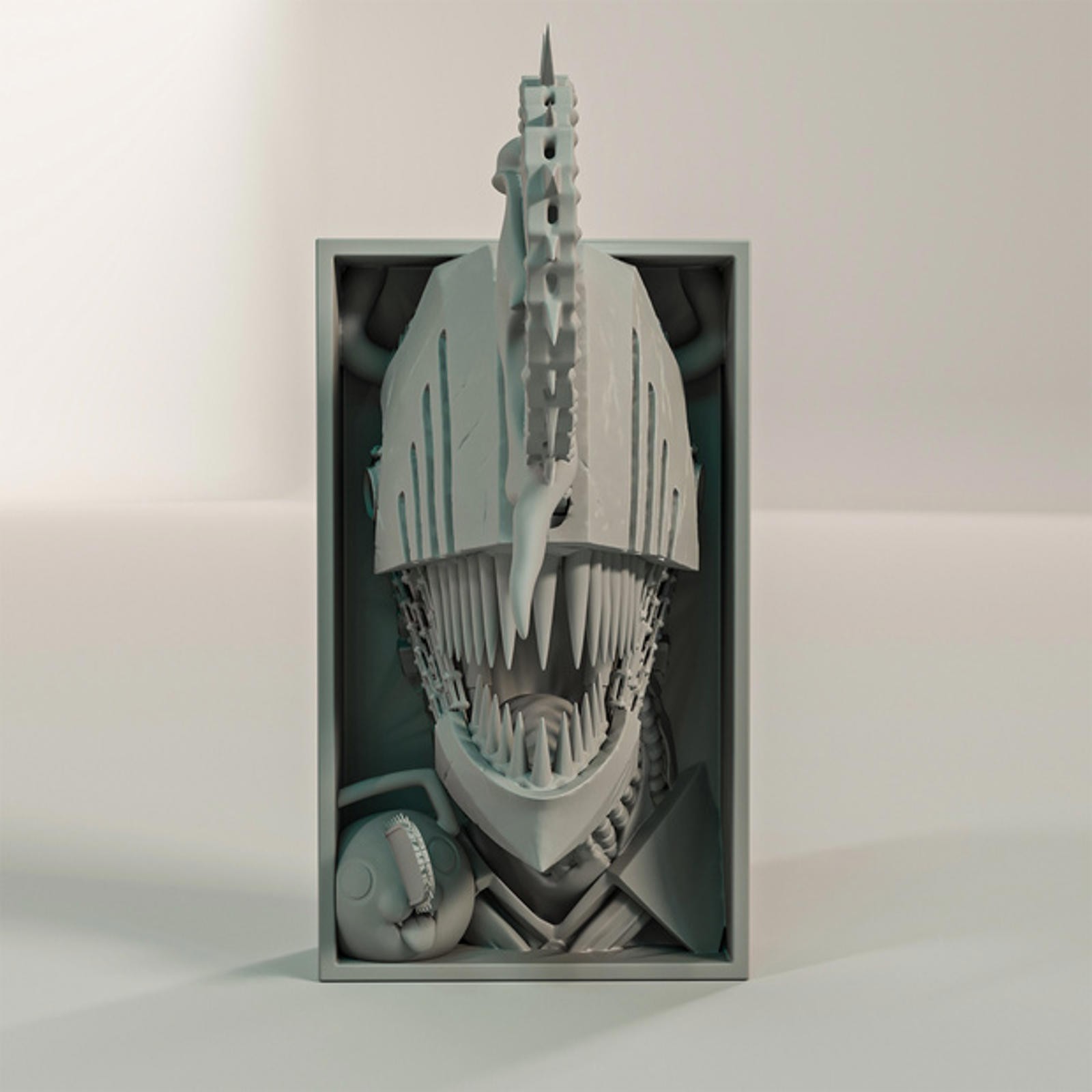 Chainsaw Man Denji Manga Nook - 3D Printed Chainsaw Devil Shelf Insert