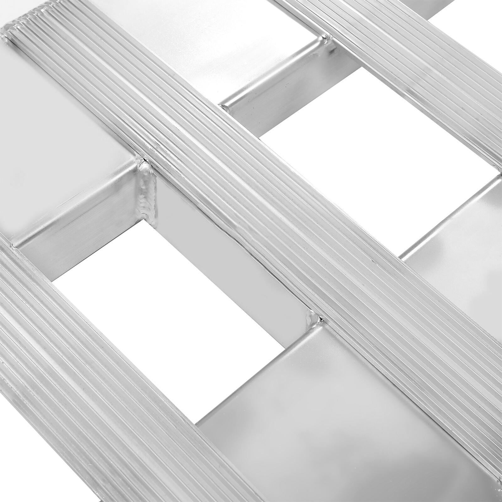 Pair Of 80" X 15" Aluminum 6000 LBS Truck Car Auto Trailer Ramps Hook End Knife