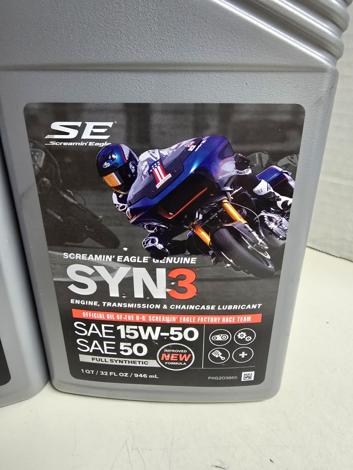 SYN3 15W-50 Harley Davidson Touring King Glide Screamin Eagle Full Synthetic
