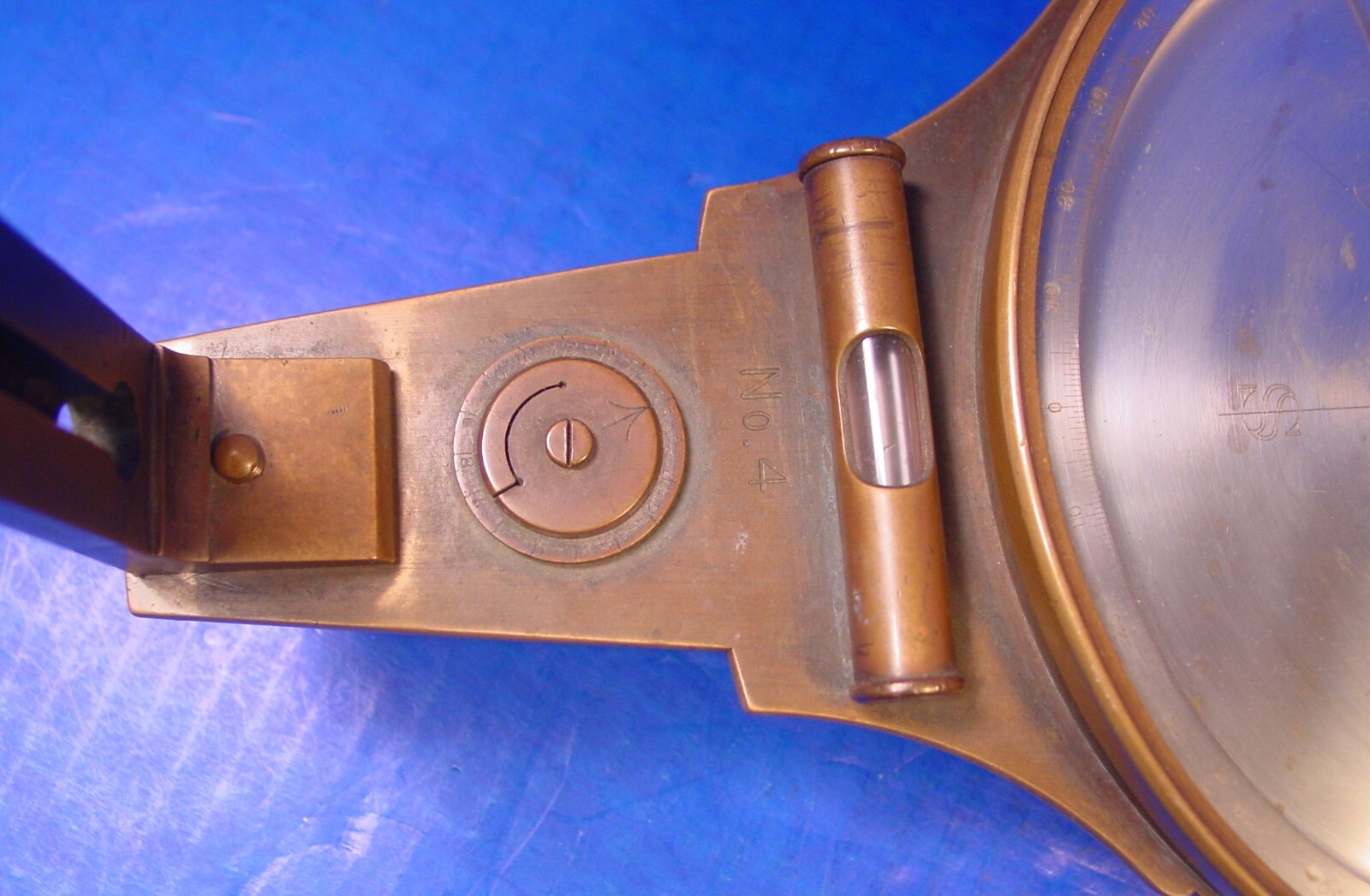 1868 Gurley Plain Compass w/Orig. Box - Large Early Example