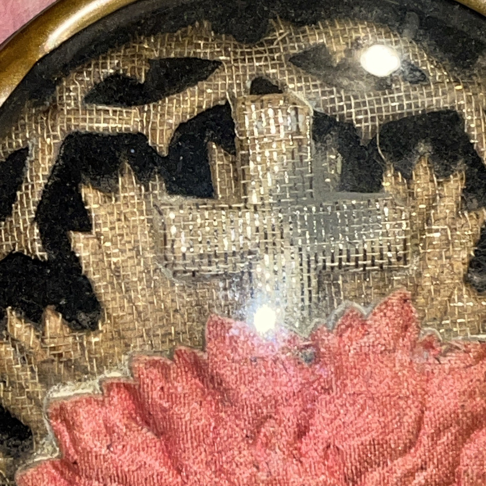 VINTAGE FRENCH SACRED HEART EX-VOTI CIRCA 19th CENTURY