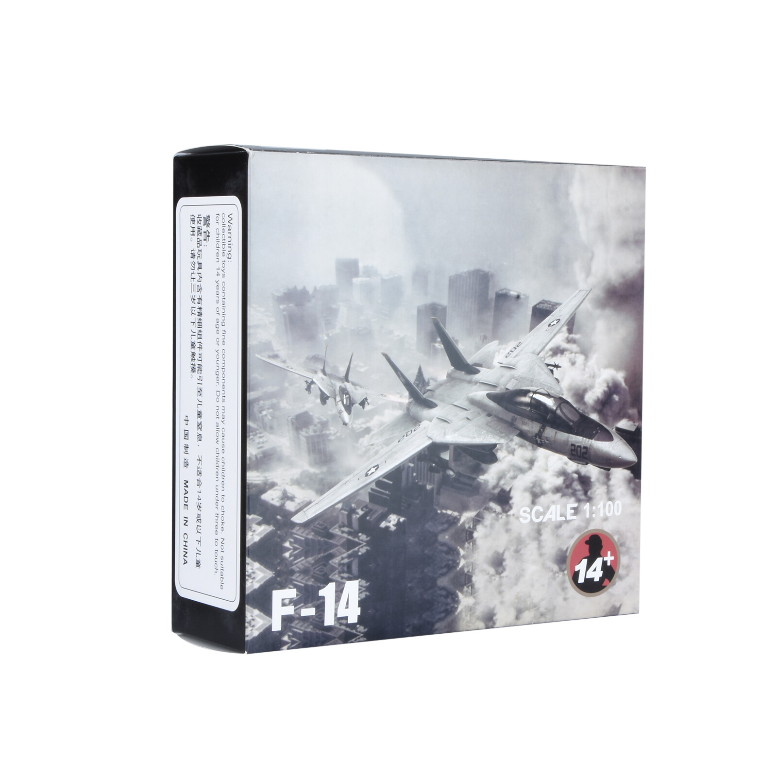 1:100 F-14 Tomcat US Fighter Jet Model Alloy Aircraft Diecast Military Ornaments