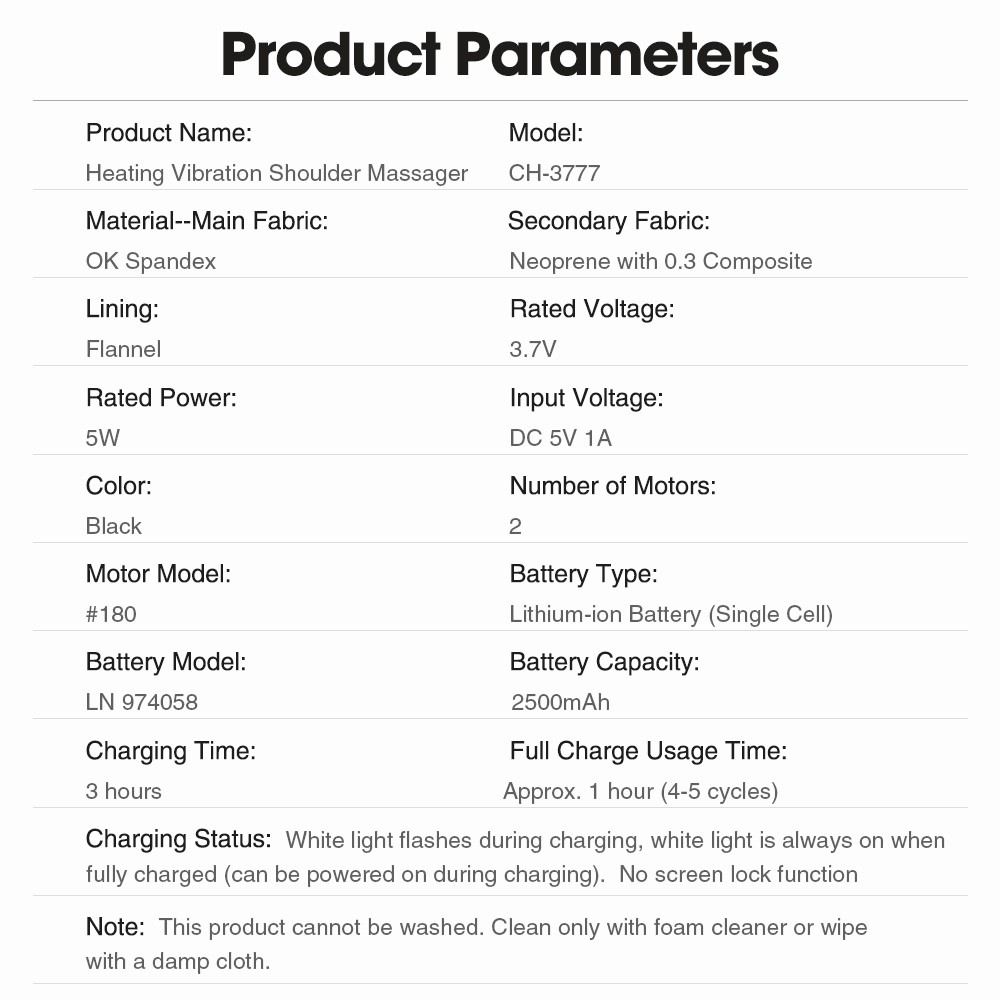 Electric Heated Shoulder Massager Brace with Vibration Therapy Joint Pain Relief