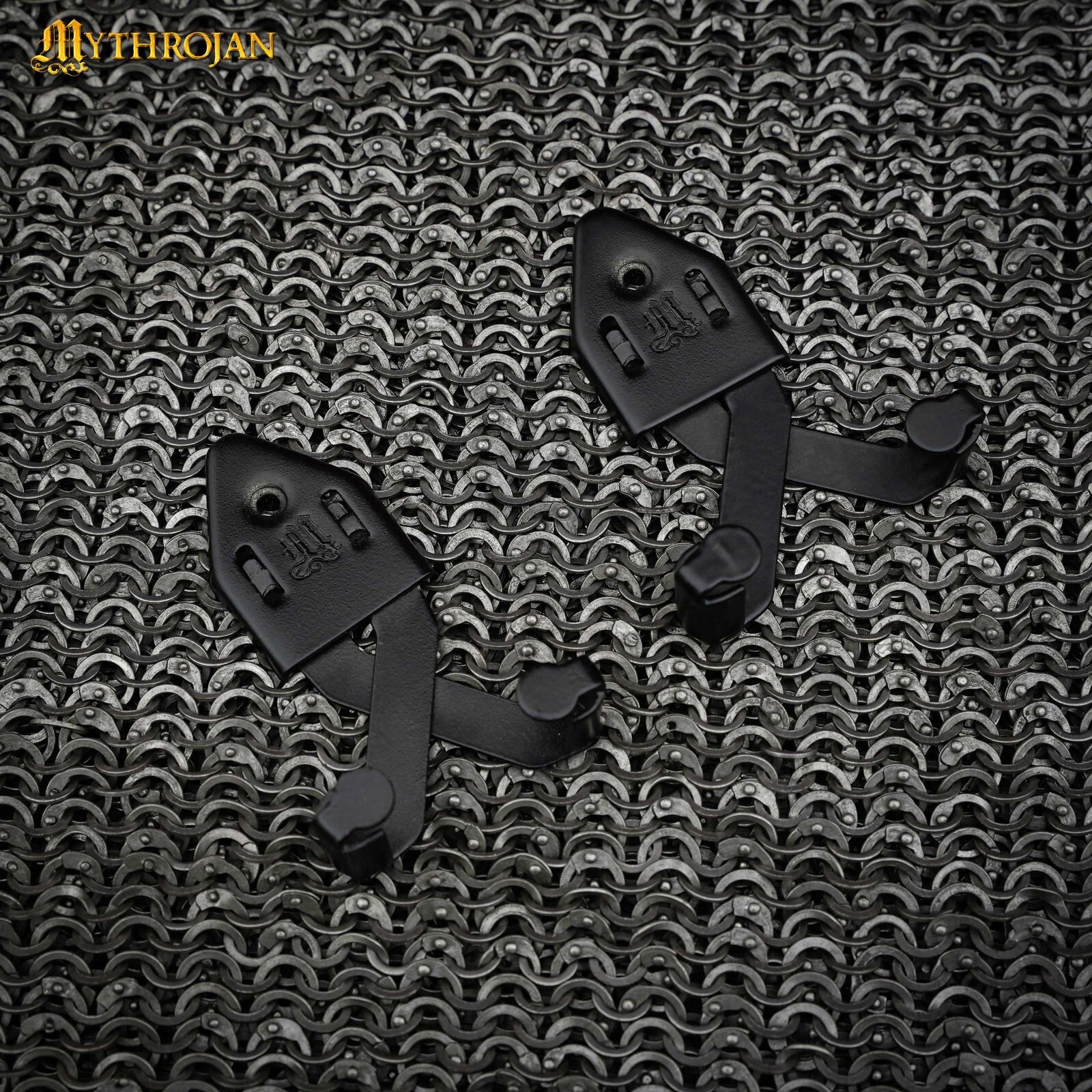 Vertical Wall Sword Hook Single Display Knife Hanger Set of 2