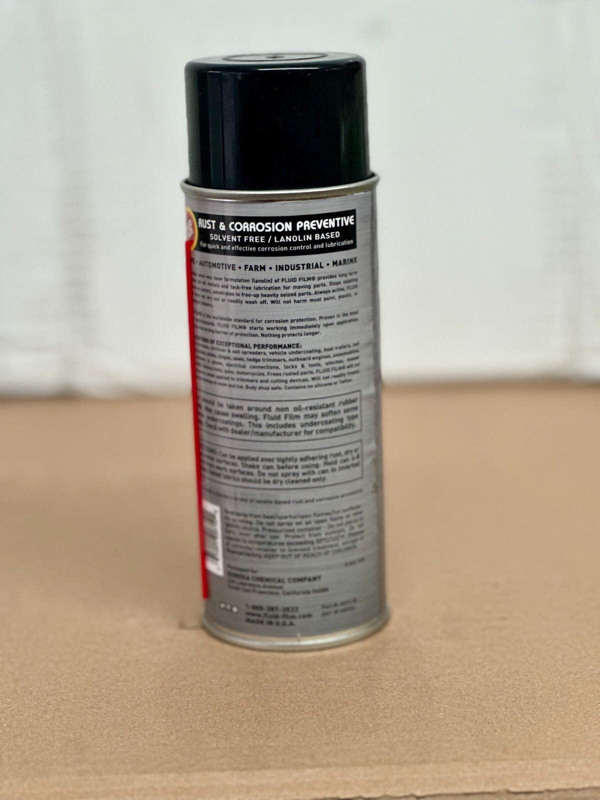 Fluid Film AS11B Black Undercoating Spray Rust Inhibitor Protection Black 6-Pack