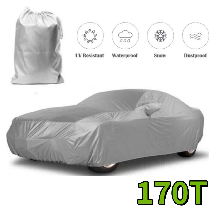 Full Car Cover Waterproof Sun UV Snow Dust Rain Resistant Car Protection 212''