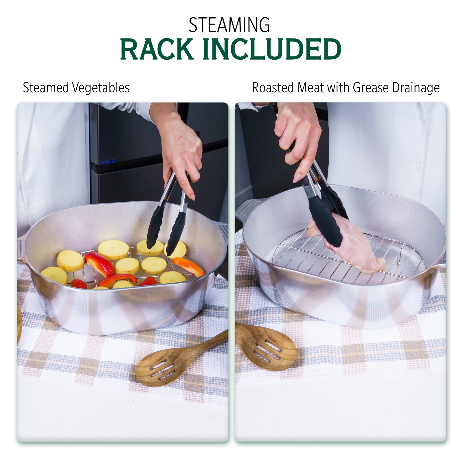 MAGNAWARE Quality Cast Aluminum Oval Dutch Oven - Lightweight Cajun Cookware