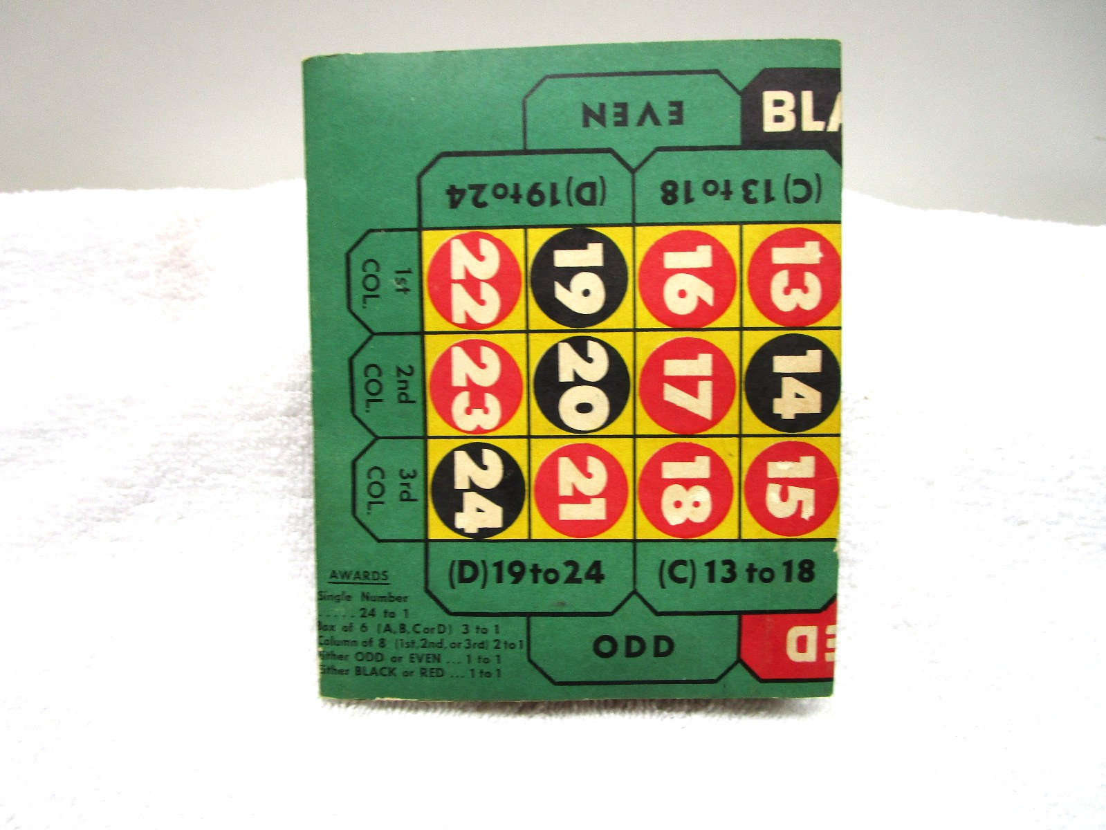 VINTAGE TOY ROULETTE GAMBLING GAME KEILER CO. BROOKLYN NY