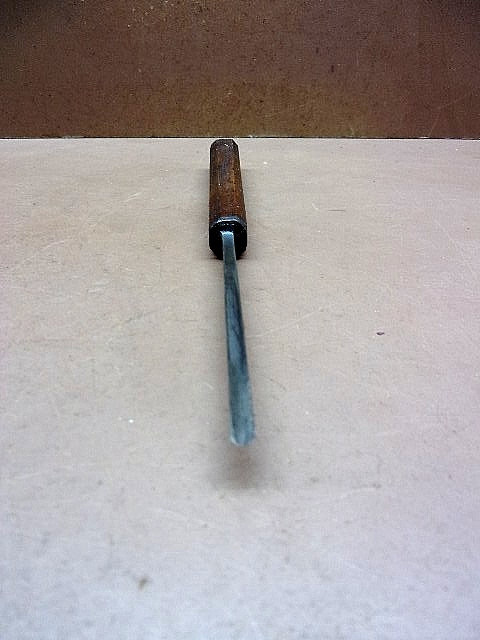 W. Butcher Cast Steel 1/8 in Tang Shallow Gouge Wood Chisel
