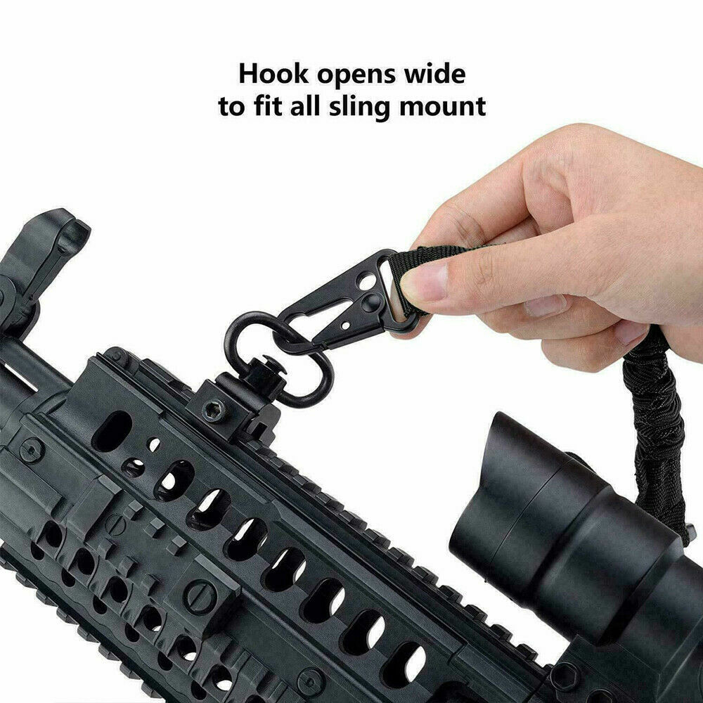Single Point / Two Point Tactical Gun Rifle Sling Strap Adjustable Airsoft Hunt
