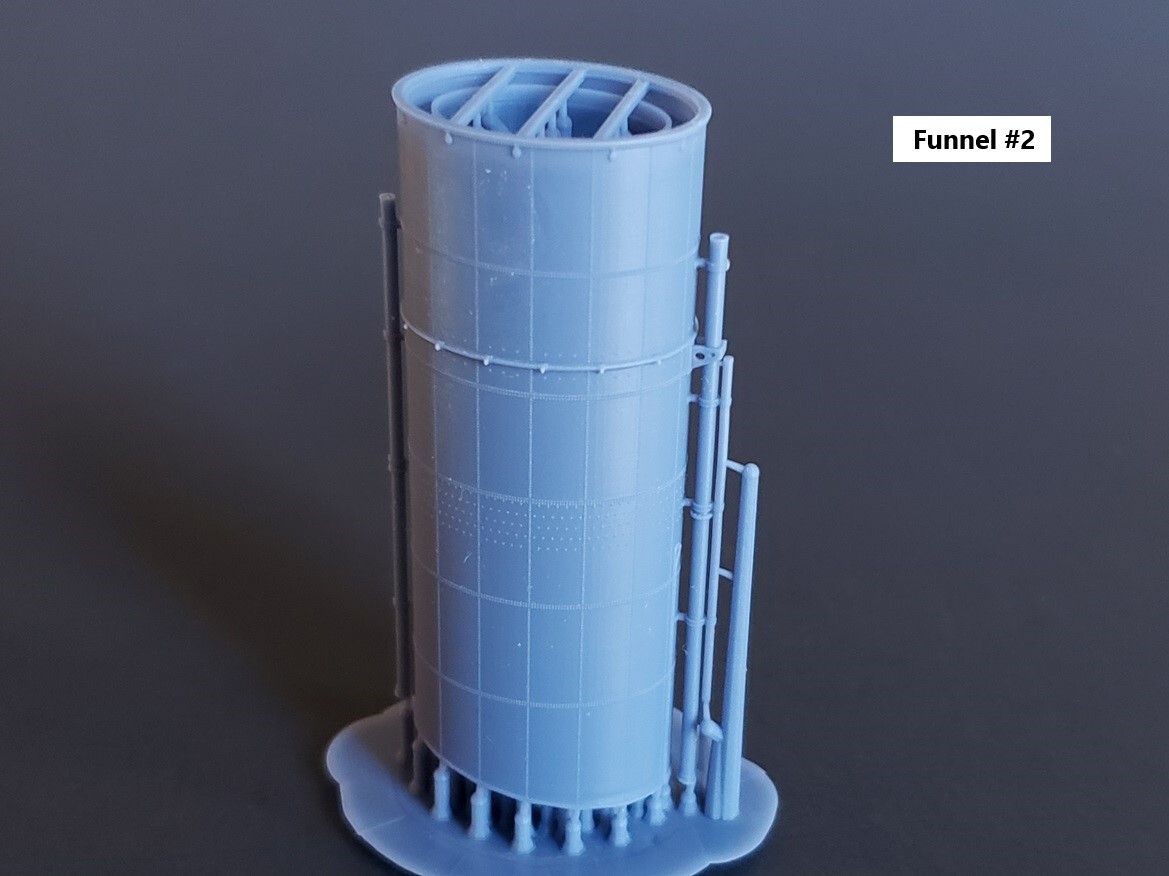 1/350 Titanic Funnels