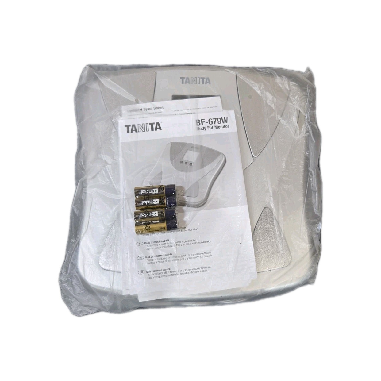 Tanita Body Fat & Water Percentage Scale Silver/Grey New Opened Box FreeShipping