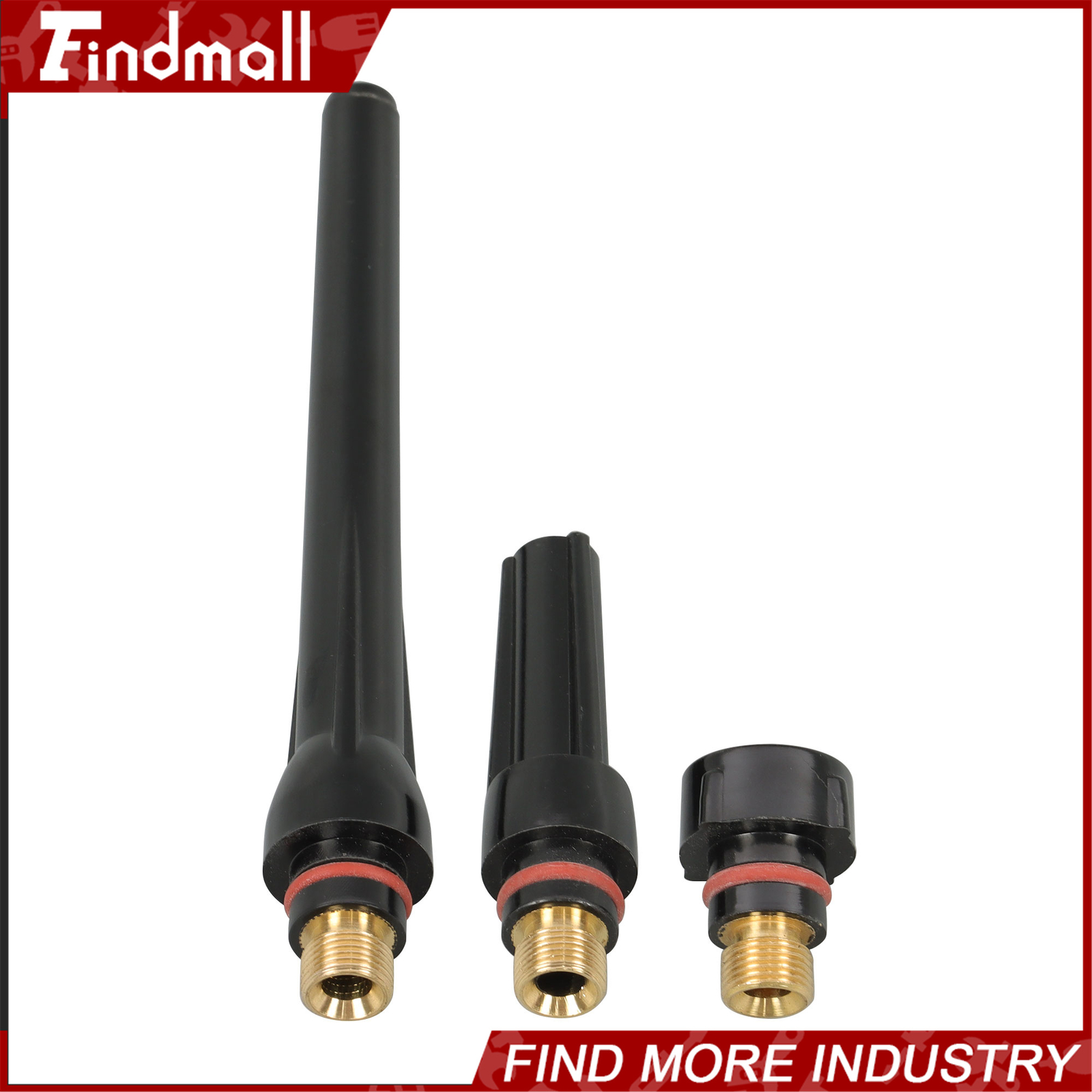 Findmall 58 Pack TIG Welding Torch Kit 040"~1/8" Gas Lens Setup For WP-9/20/25