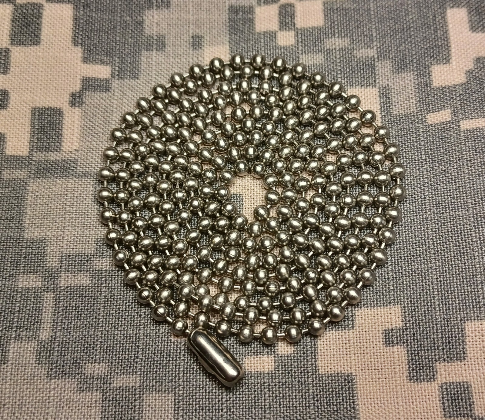 30" Stainless Steel 2.5mm Replacement Dog Tag Chain Army Navy USMC AF SF CG USBP