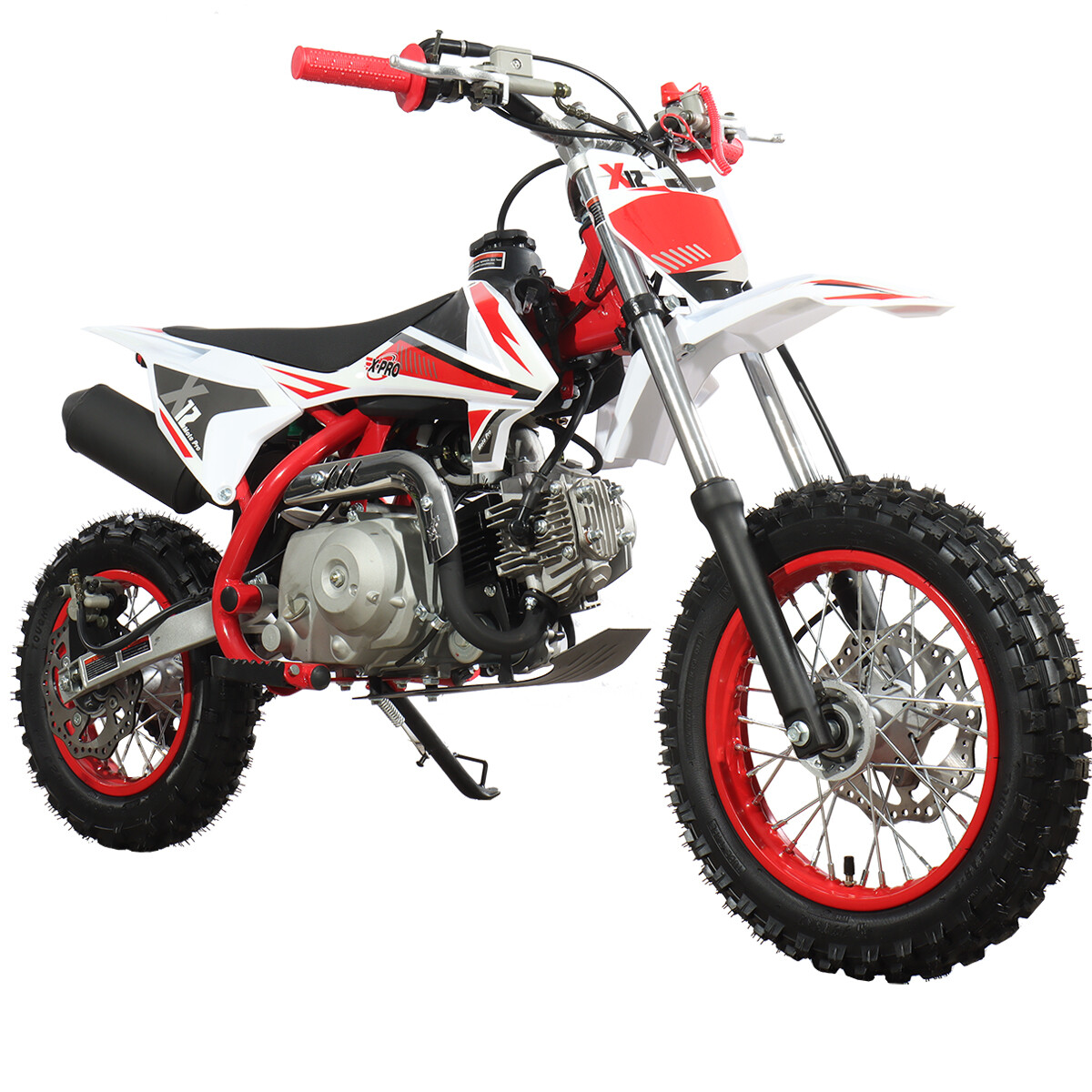 X-PRO X12 110cc Dirt Bike Pit Bike 4 Stroke Gas Powered Off Road Electric Start