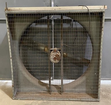 Salvaged Agricultural Fan, 48"Dayton 4B049 Direct Drive Ventilation Unit