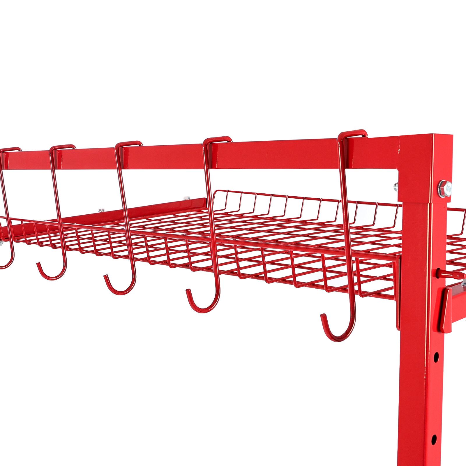 Auto Parts Storage Rack - 3 SHELF - Tools Trolley Adjustable Painted Collision