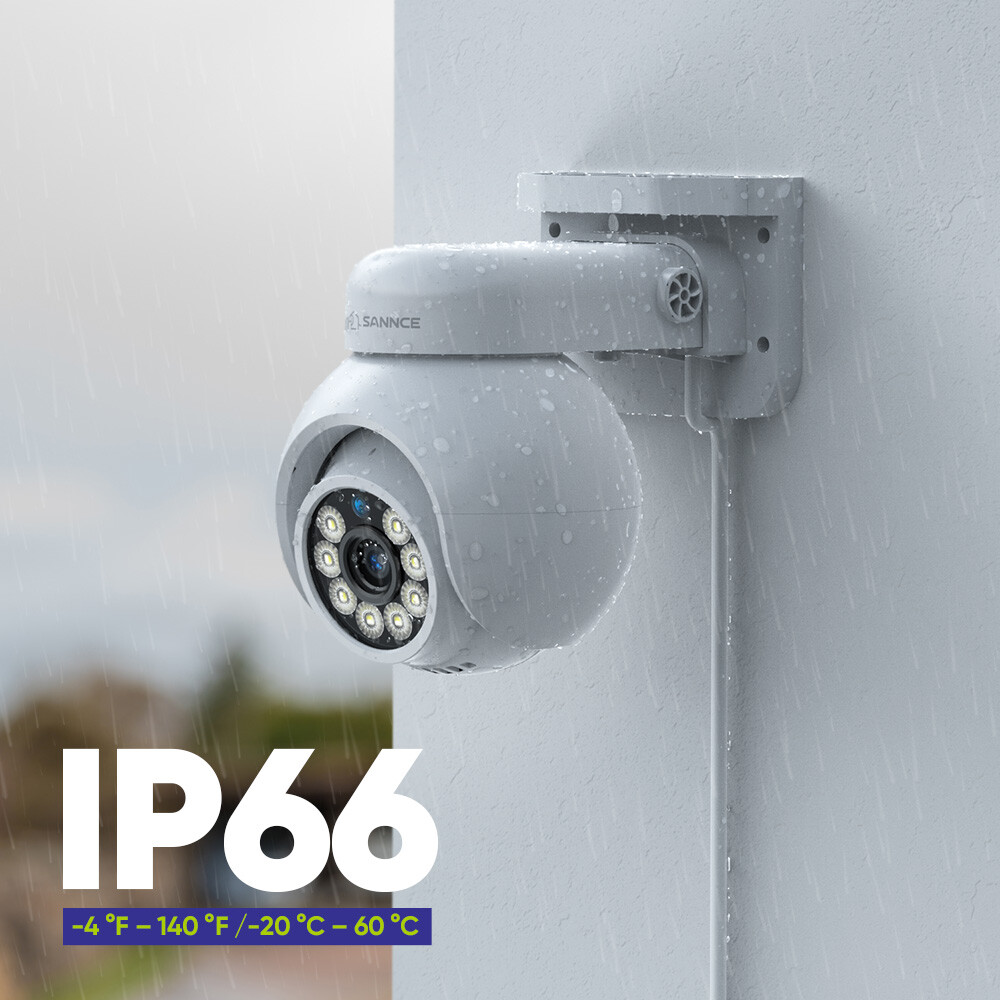 SANNCE 16CH NVR 4K POE Color Security Camera System Two Way Audio Auto Tracking