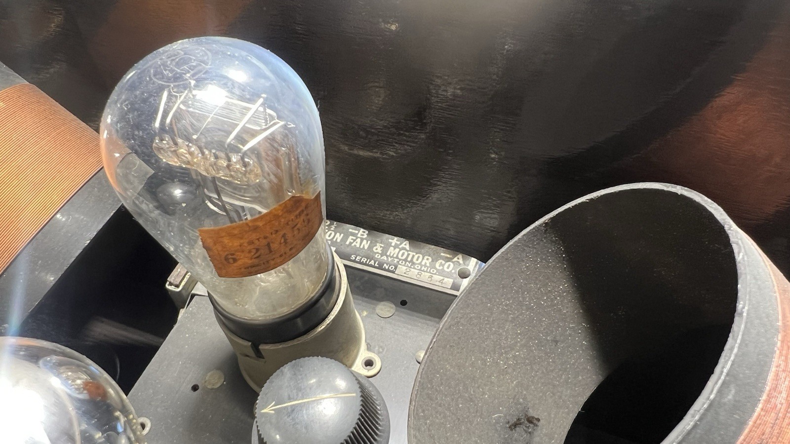 Vintage 1920s Day-Fan OEM-7 Tube Radio Receiver Untested Good Condition