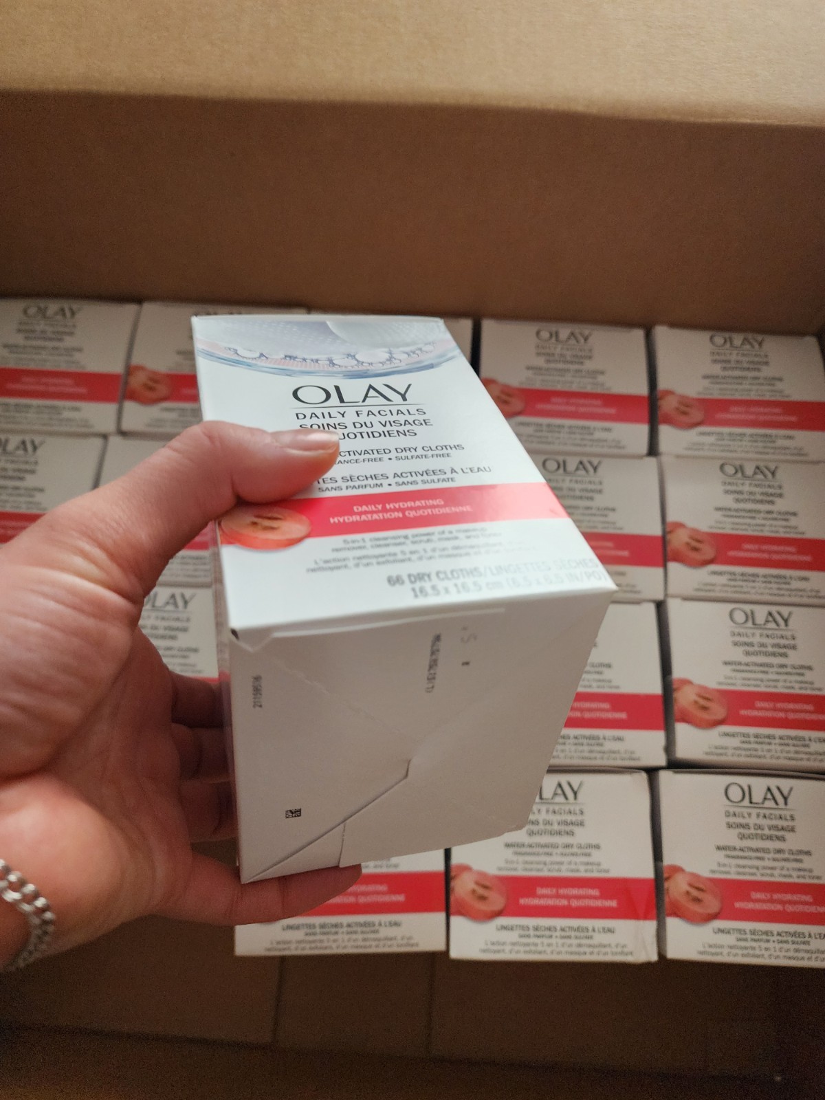 Lot Of 20 Boxes Olay Daily Facials 5 In 1 Cleanser Dry Cloths