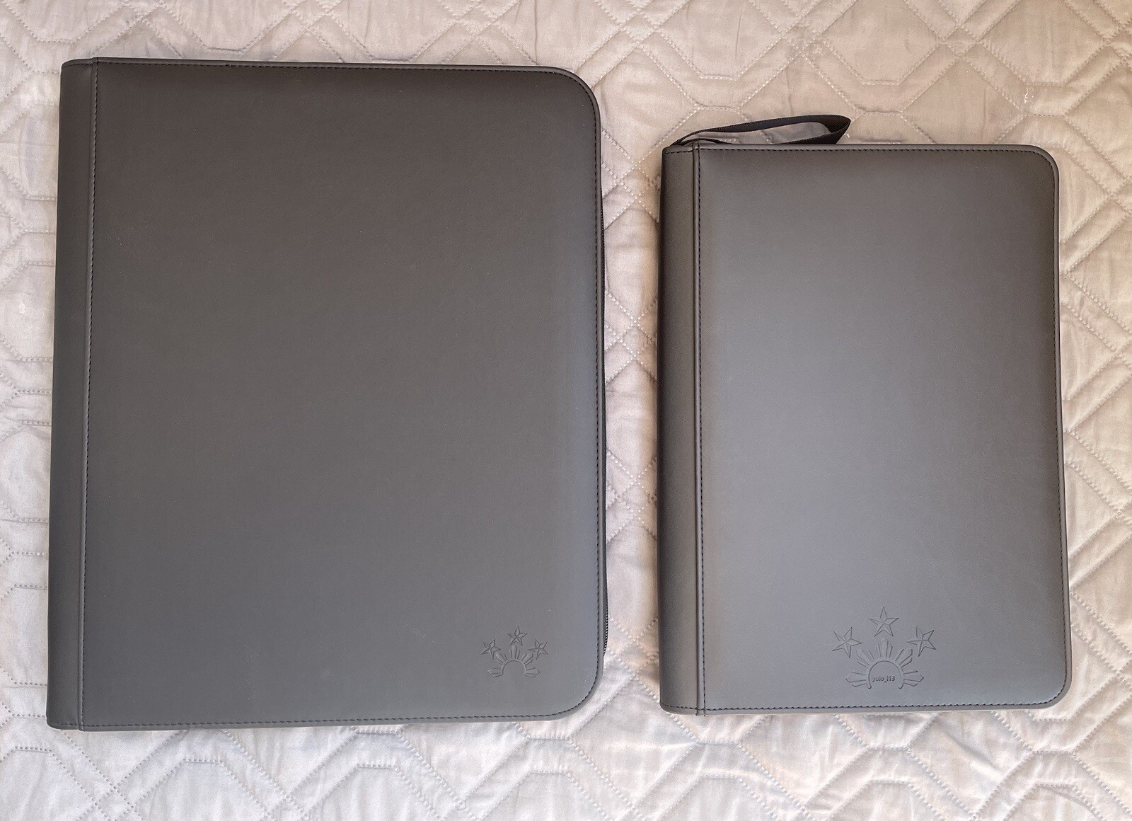 TopLoader Binder & One Touch Magnetic Thick Hard Case Binder 24 Cards