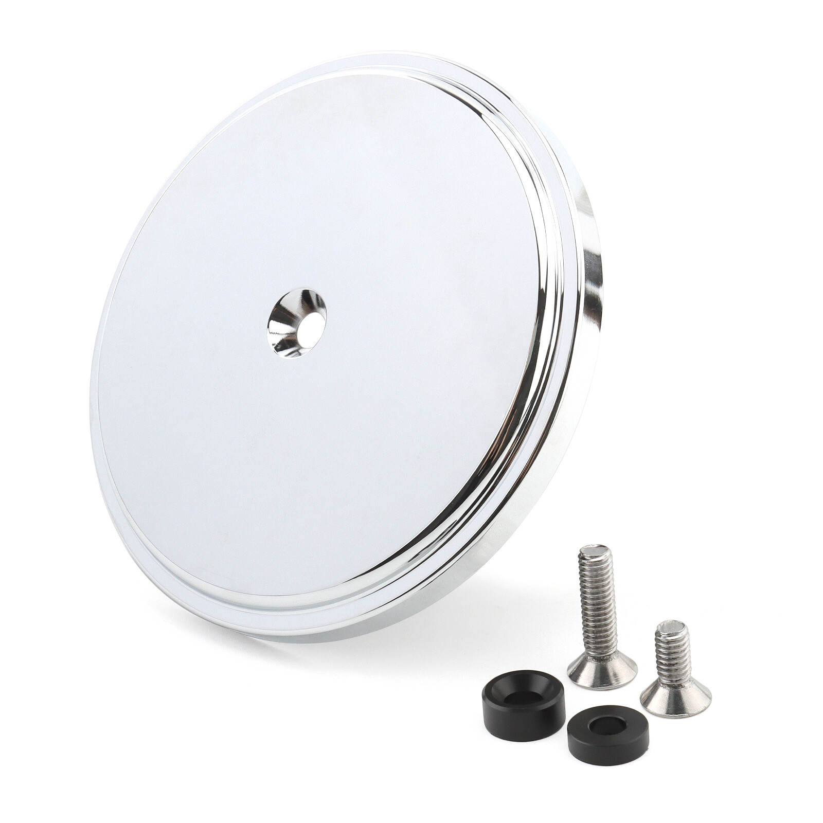 Chrome Smooth Stage 1 Air Cleaner Outer Cover For Harley Dyna Softail Road Glide