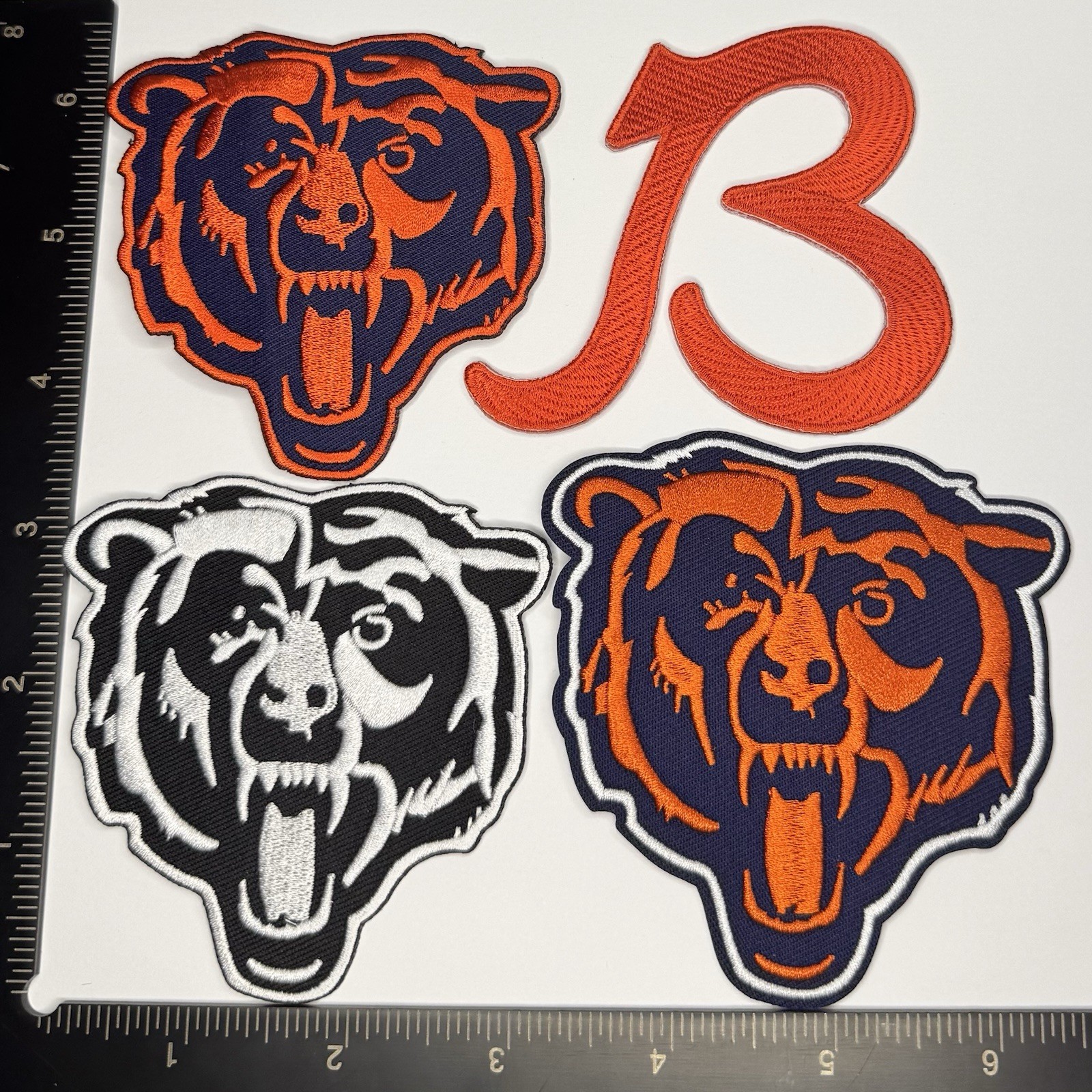 Chicago Bears Bear Iron/Sew On Embroidered Patch