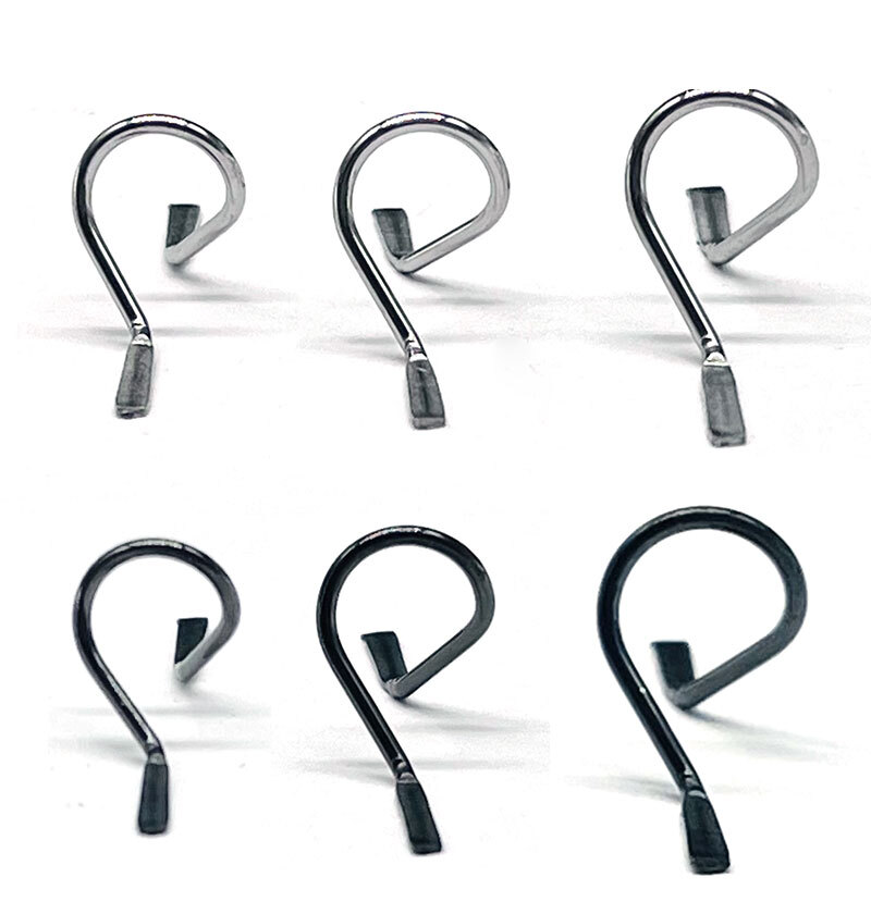 5 FIVE OLDE FLY SHOP WIRE SNAKE GUIDES SPECIAL HARD ADAMAN BLACK COATING BSNG