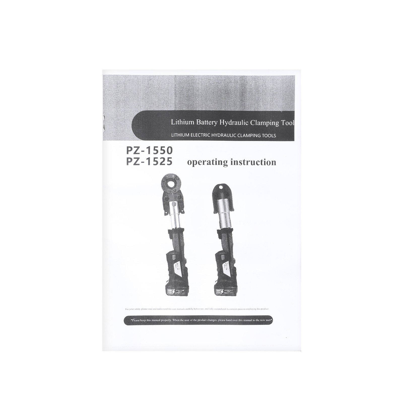 1/2" -2" Pro Press Tool Pipe Crimping Kit Press Tool Battery Kit with 6 Jaws