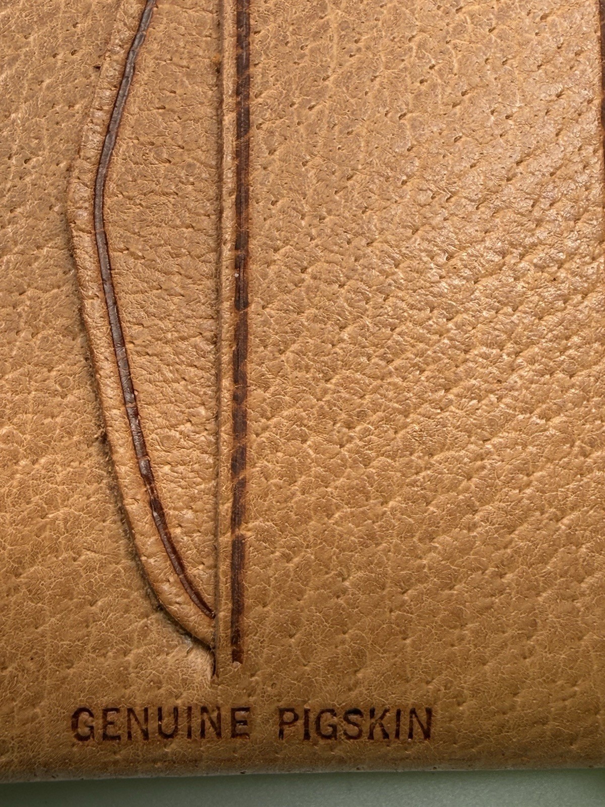 Vintage Coca Cola Pigskin Wallet w/ Box NIB NOS BILLFOLD WOW UNUSED