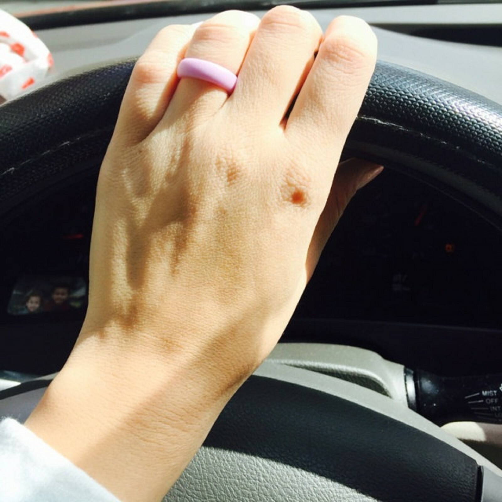 AERA Silicone Wedding Band Engagement Ring FlexFit Rubber Mens Womens Jewelry