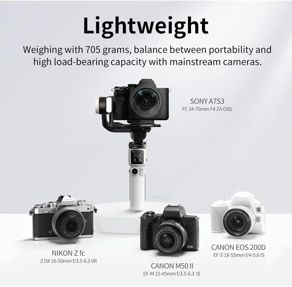 ZHIYUN Crane M3S M3 S 3-Axis Handheld Gimbal Stabilizer for Mirrorless Cameras