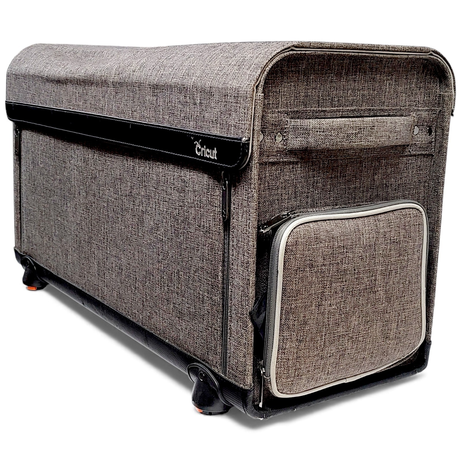 Cricut Craft Tote Grey Tweed Travel Storage Case (No Handle Or Wheels)