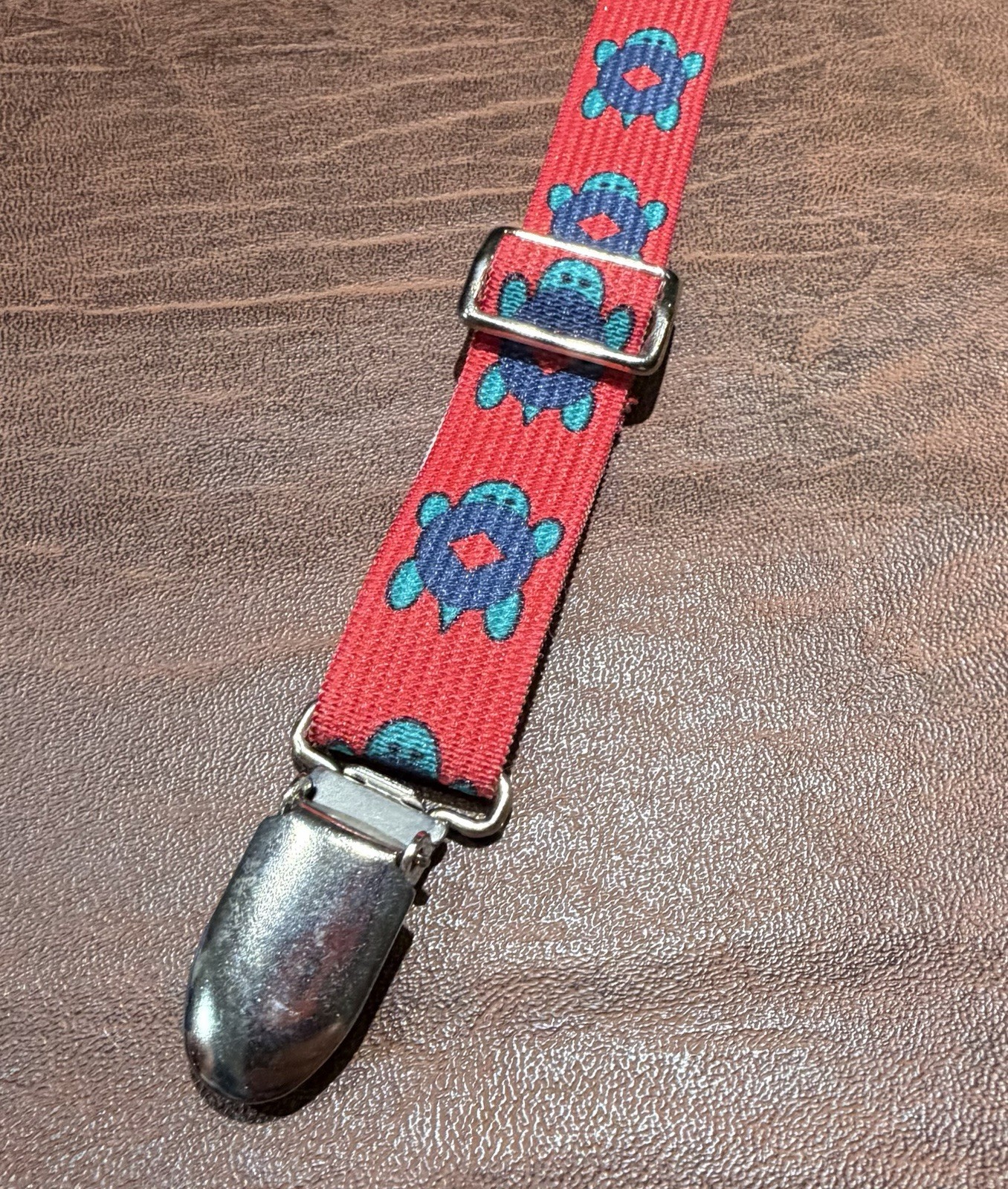 Youth Red Turtle Suspenders