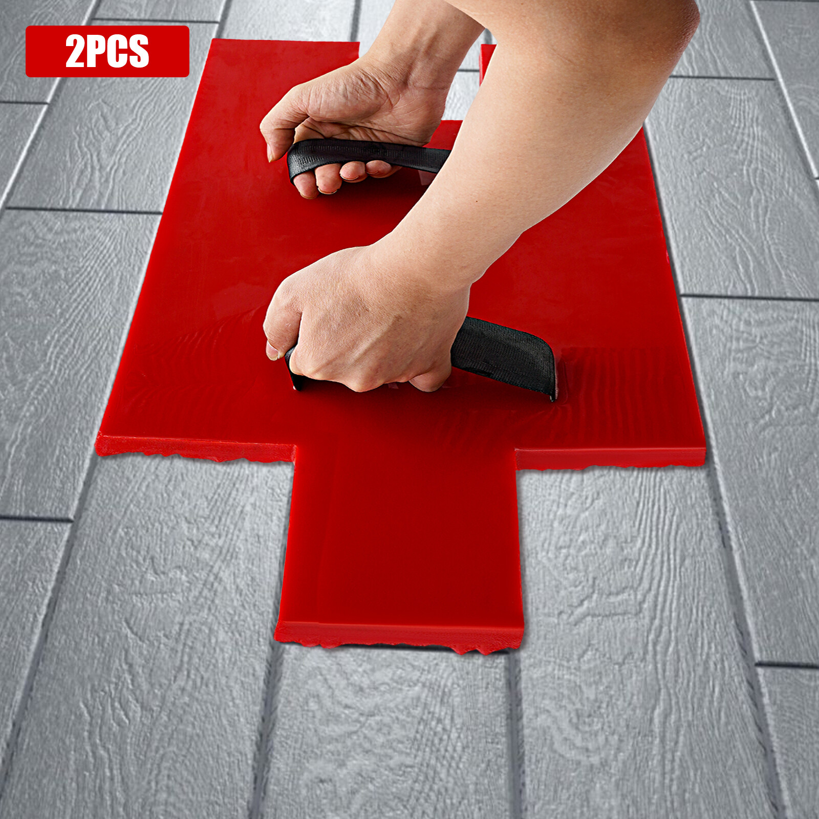 2X BIG Concrete Texturing Skin 22x12" Concrete Stamps Mats Set Concrete Stamping