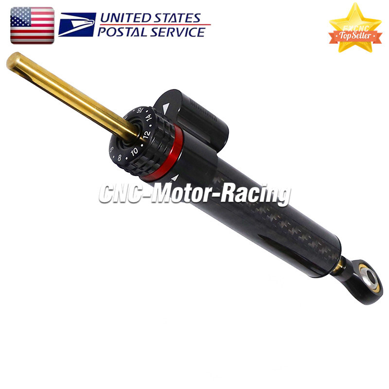 For Kawasaki Ninja ZX636 ZX6R 2005-2006 Steering Damper with Bracket Mount Kit