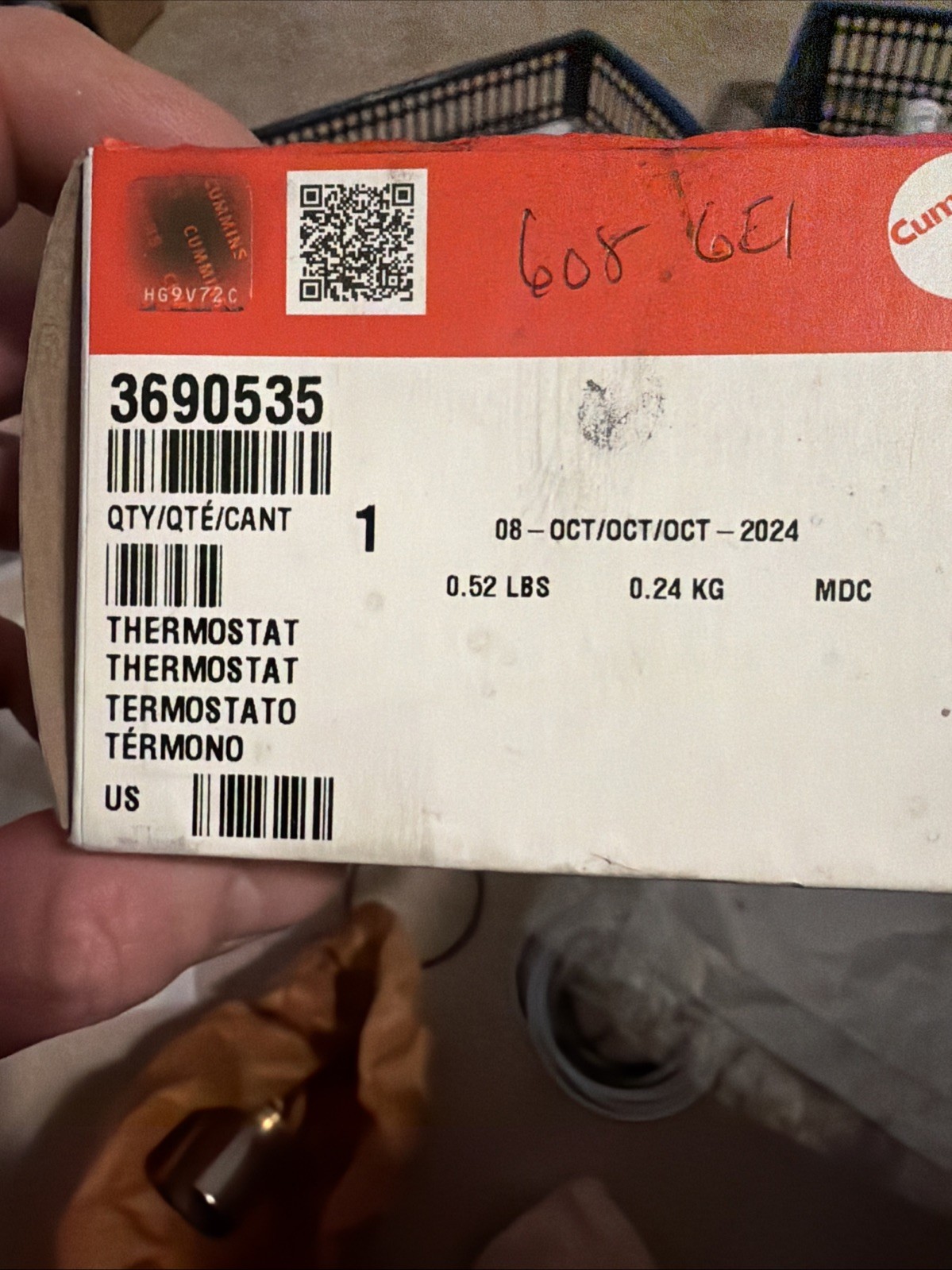 New OEM Genuine Cummins 3690535 THERMOSTAT