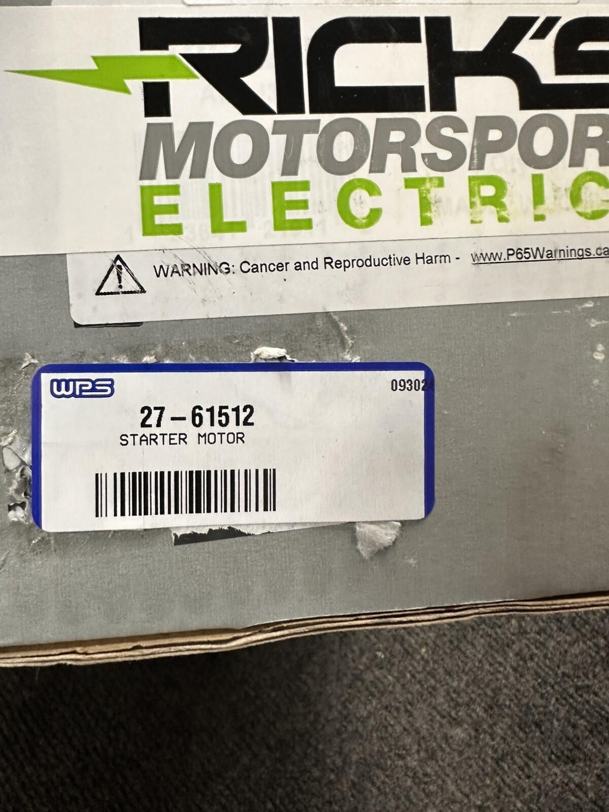 Ricks 61-512 Electric Starter Motor fits Polaris Sportsman 850 XP 850 XP EPS
