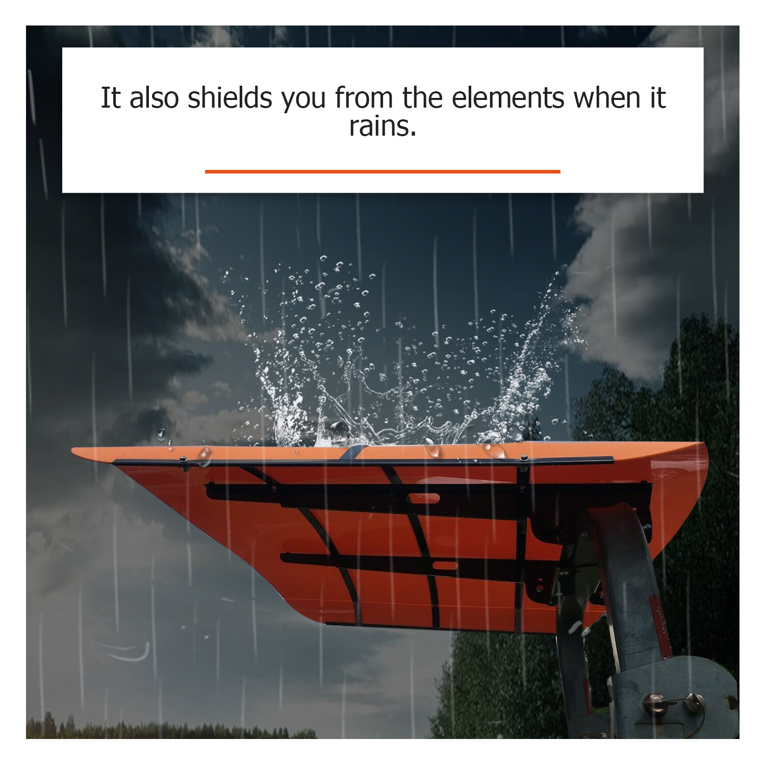 Tuff Top Tractor Canopy for ROPS 48 x 48 Sun Shade Roof