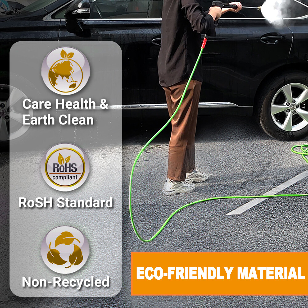 YAMATIC Pressure Washer Hose Super Flexible 1/4" M22-14/15mm Fittings 3200 PSI