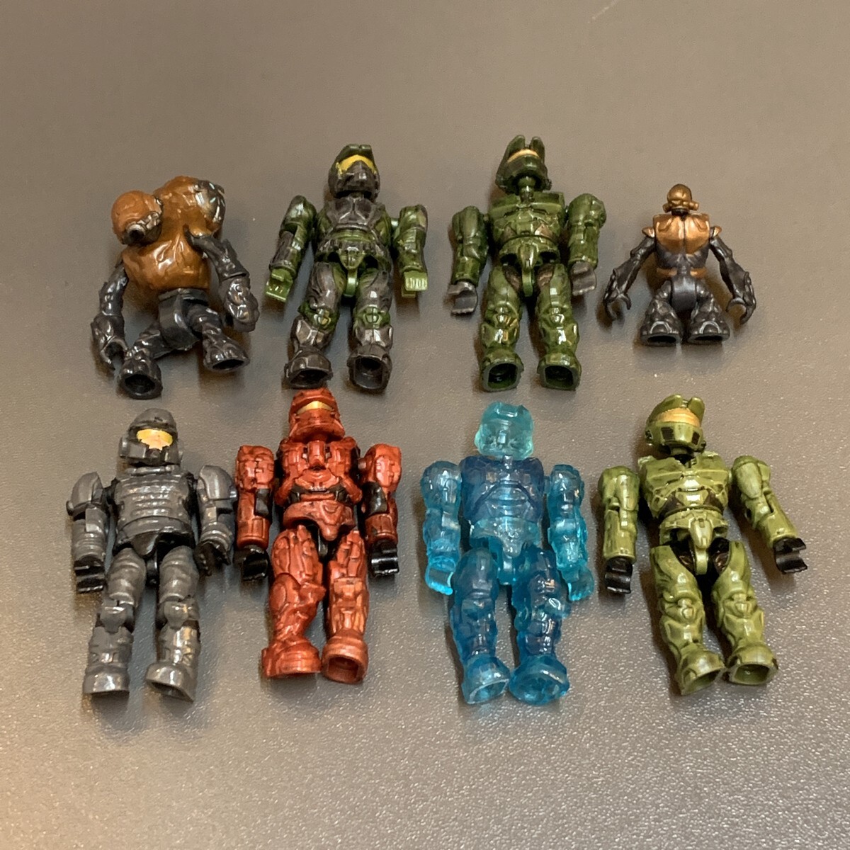 Random 45Pcs (15 Figures +30 Gun) HALO Mega Bloks CONSTRUX Unsc Elite SPARTAN #1