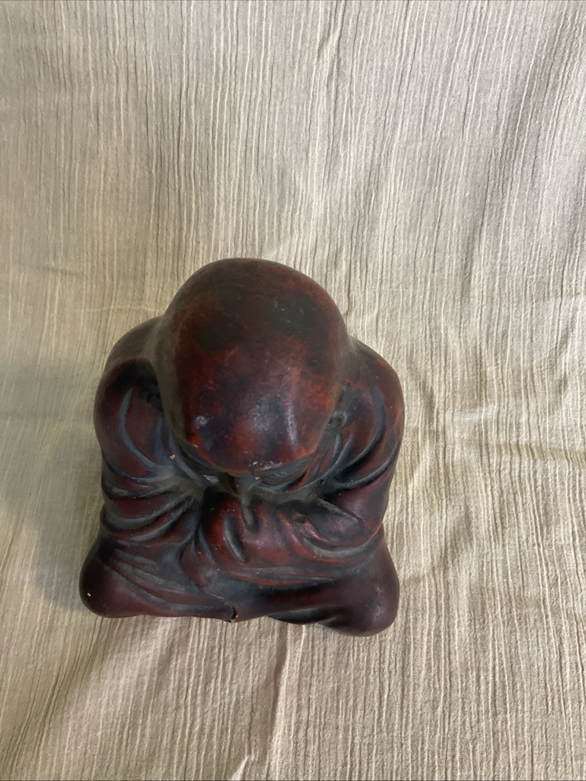 Vintage Japanese Figurine Daruma Daishi Buddhism Statue