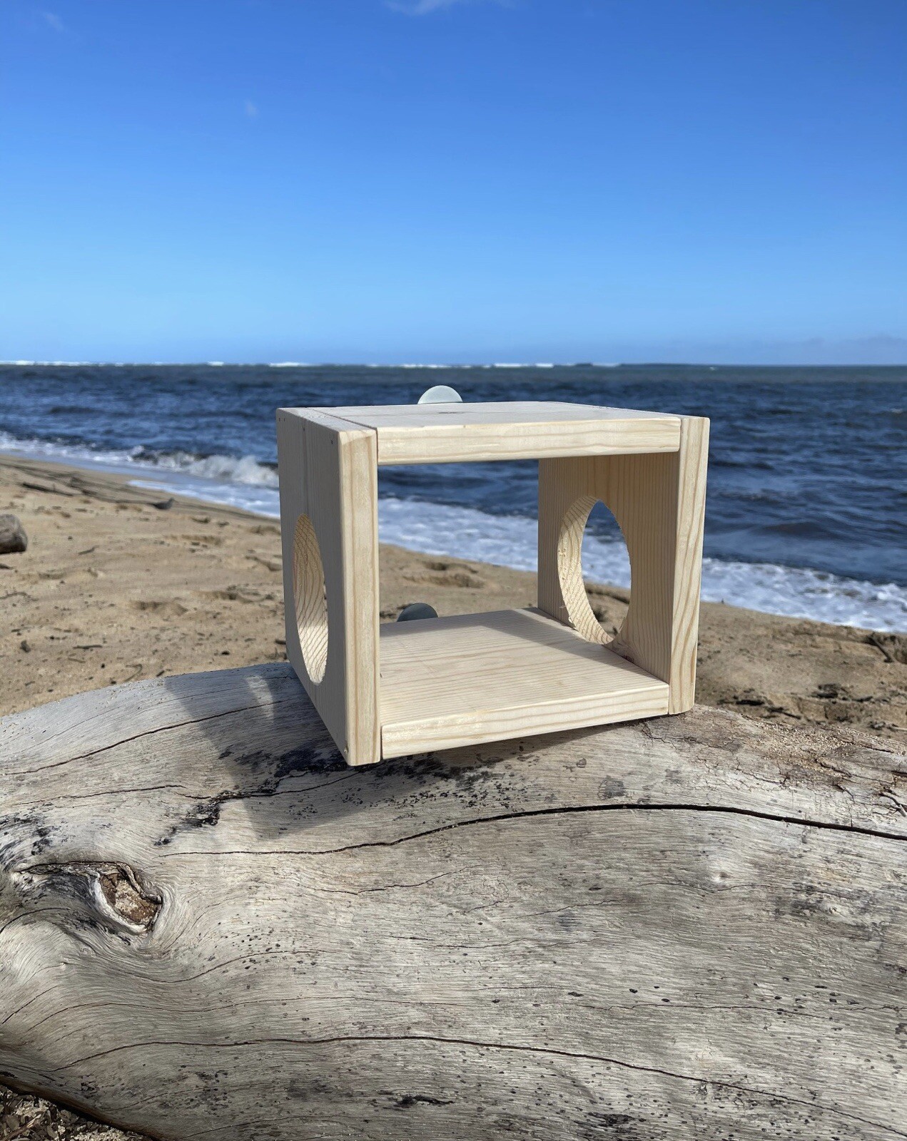 7 Set with Leap Through and Peekaboo Hiedouts & Pine Ledges for Chinchillas Rats