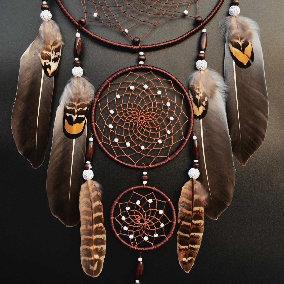 Large Dream Catchers for Bedroom Adult Brown Boho
