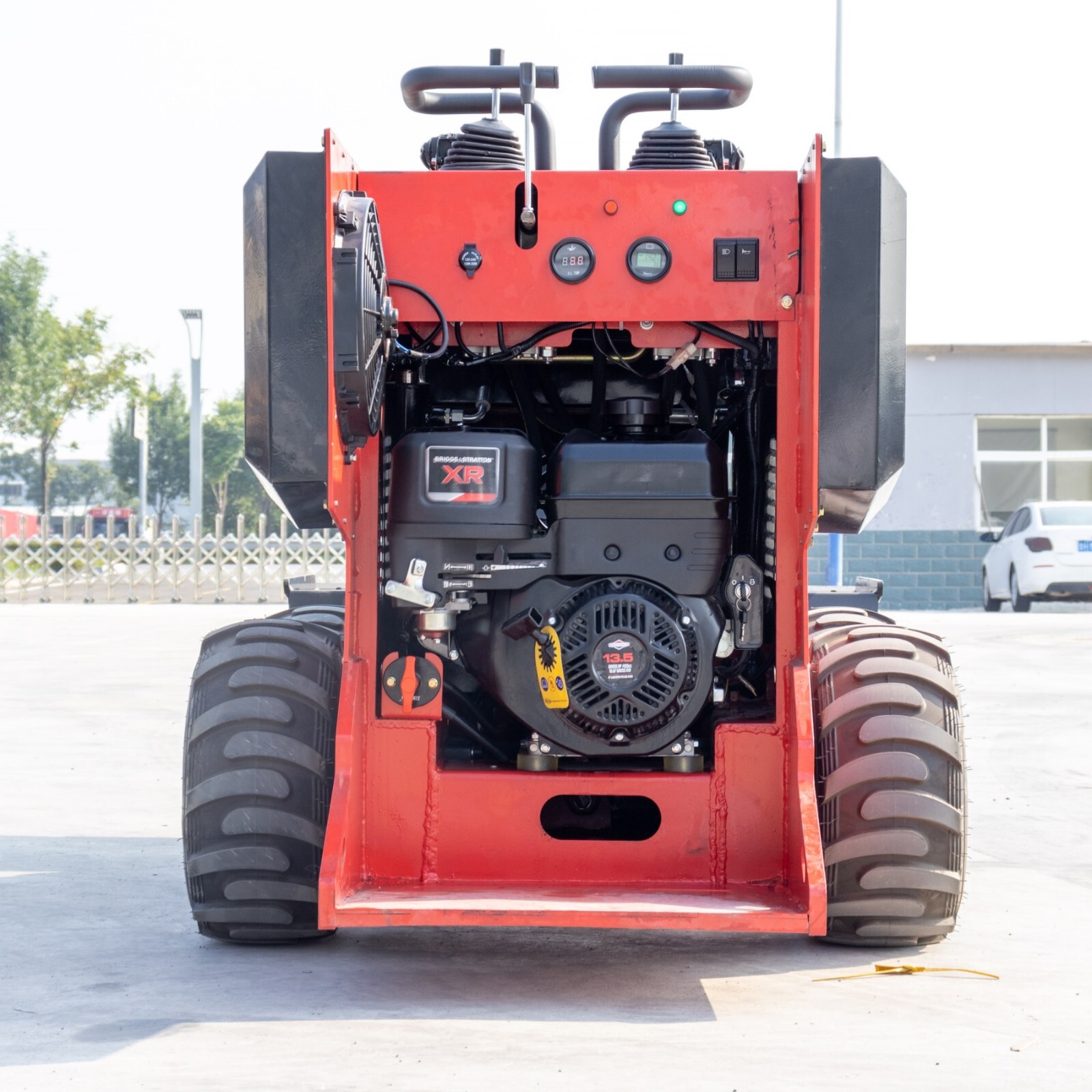 GA/TX pickup 320kg Wheel Type Mini Skid Steer Loader 13.5HP B&SEngine
