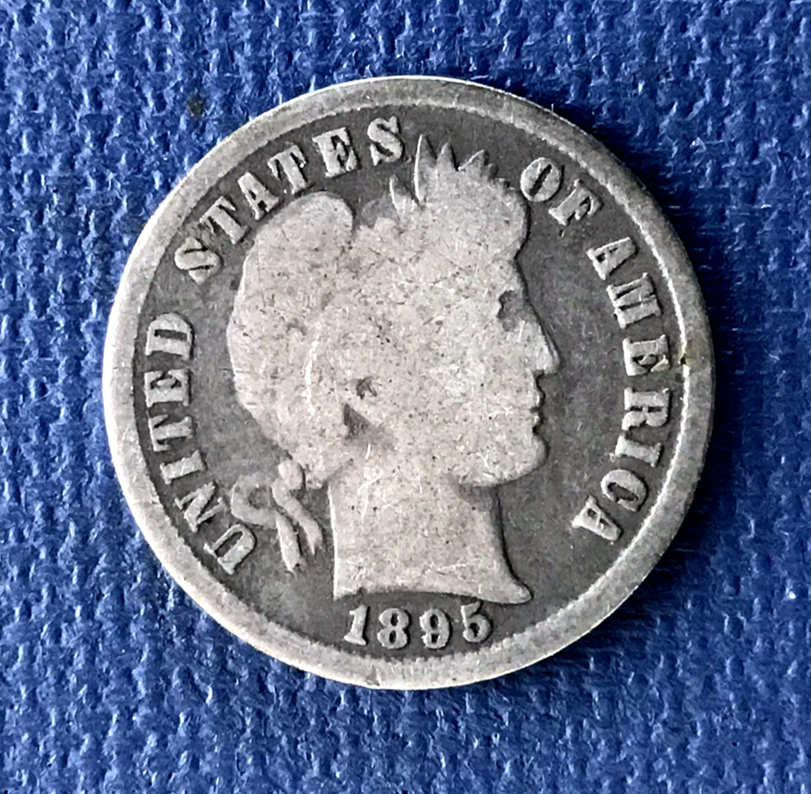 1895 (p)  Barber Dime  10C- US Coins: Silver - West of the Divide