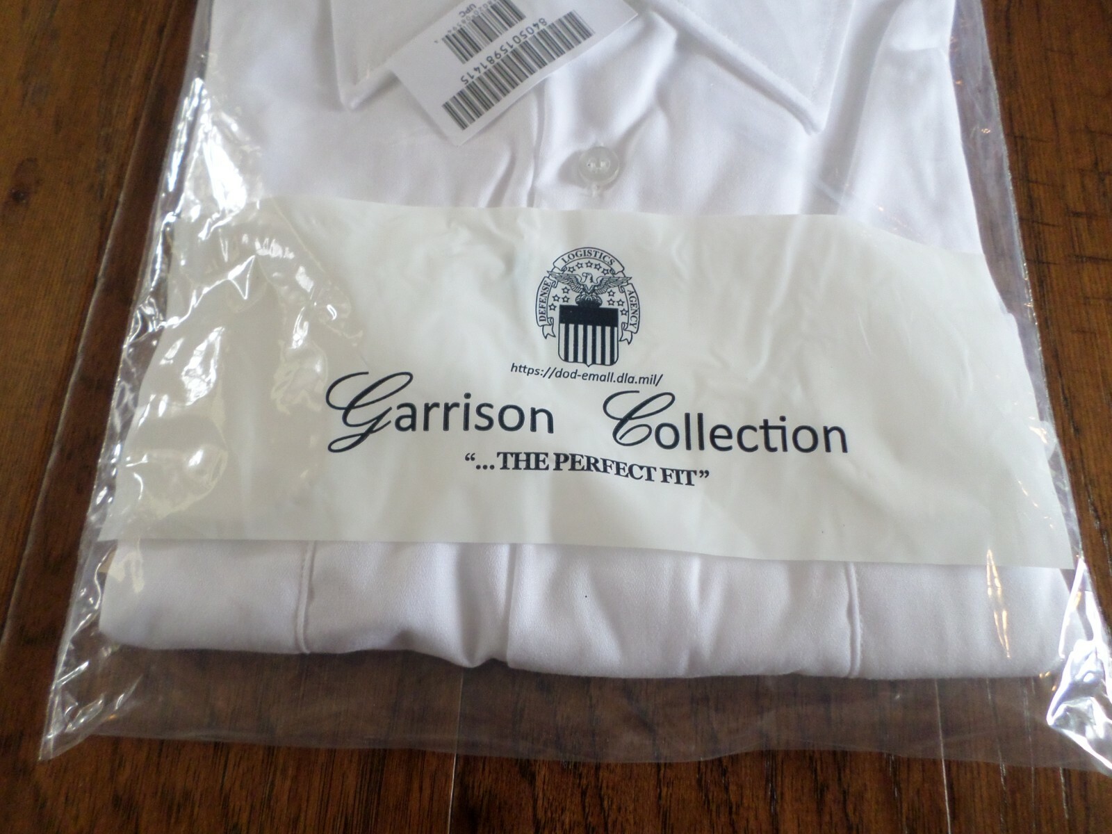 U.S. Military Army Issue Men's White Dress Shirt Short Sleeve