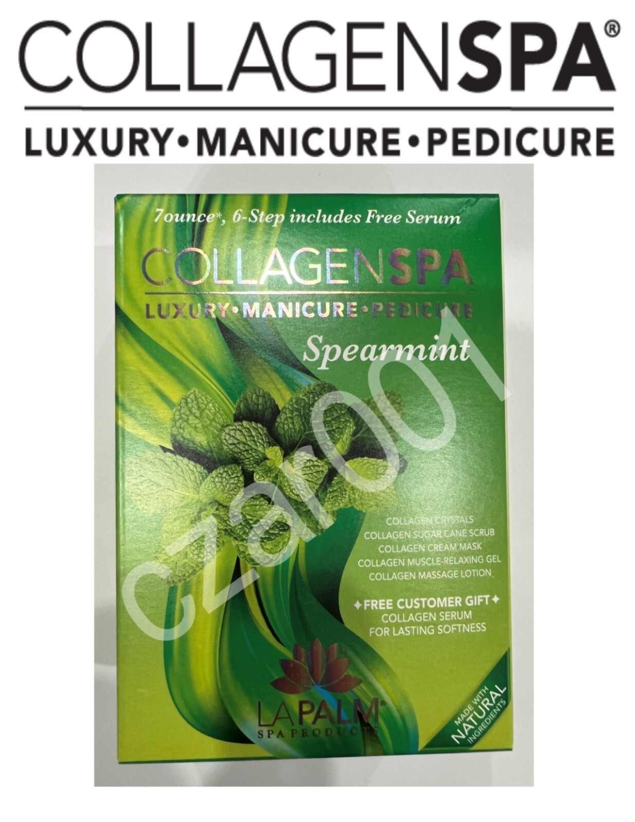 La Palm COLLAGEN SPA 6 step w/bomb or 6 step w/Pedi Kit-11 SCENT TO CHOOSE FROM