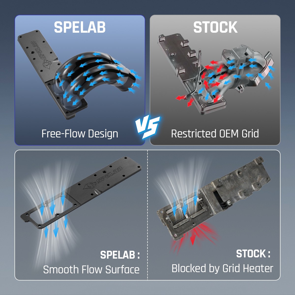 3.5" Intake Manifold Elbow For 07-24 Dodge Ram 2500 6.7L w/Heating Element Black